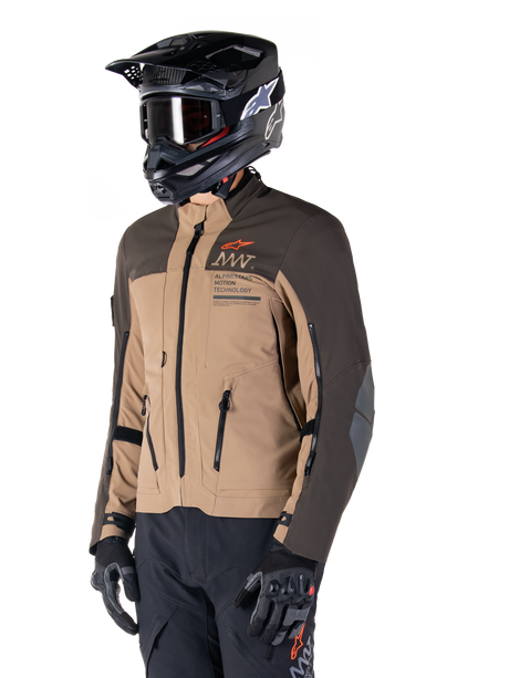 Alpinestars AMT-8 Strech Drystar XF Motorjas Bruin, productfoto 4