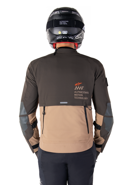 Alpinestars AMT-8 Strech Drystar XF Motorjas Bruin, productfoto 2