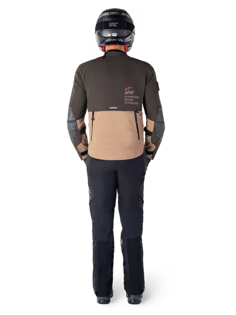 Alpinestars AMT-8 Strech Drystar XF Motorjas Bruin, productfoto 6