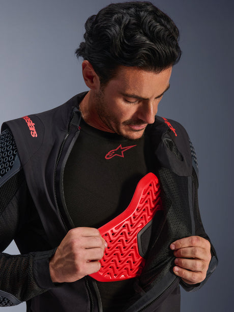 Alpinestars Harok Pro Drystar XF Laminated Motorjas Zwart en rood, detail 3