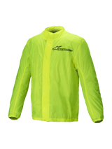 Alpinestars Hurricane Rain v2 Regenjas Fluogeel, vooraanzicht