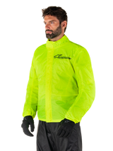 Alpinestars Hurricane Rain v2 Regenjas Fluogeel, productfoto 3