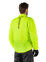Alpinestars Hurricane Rain v2 Regenjas Fluogeel, productfoto 2