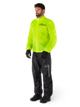 Alpinestars Hurricane Rain v2 Regenjas Fluogeel, productfoto 5