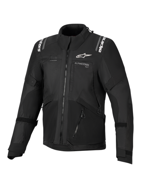 Alpinestars Andes v4 Drystar Motorjas Zwart, vooraanzicht 2