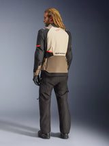 Alpinestars Andes v4 Drystar Motorjas Bruin, schuin achteraanzicht