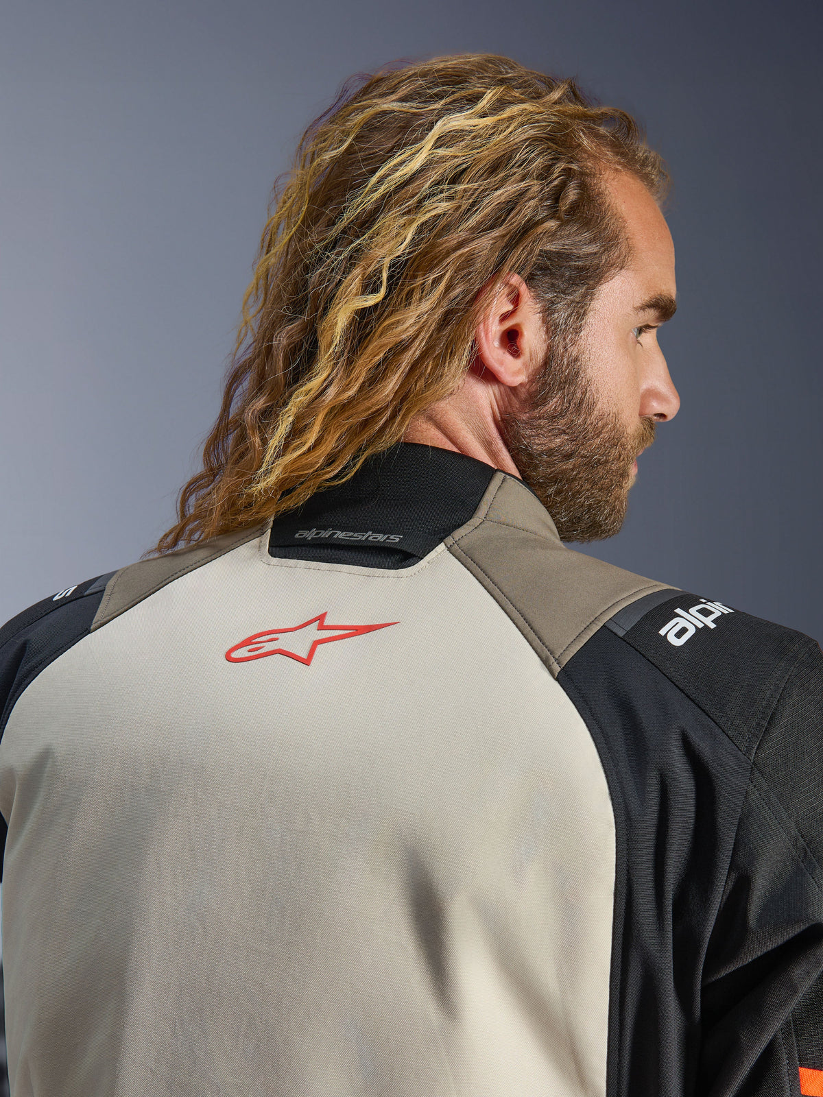 Alpinestars Andes v4 Drystar Motorjas Bruin, detail 3