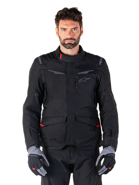Alpinestars ST-1 Waterproof Motorjas Zwart, productfoto 1