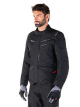 Alpinestars ST-1 Waterproof Motorjas Zwart, productfoto 3