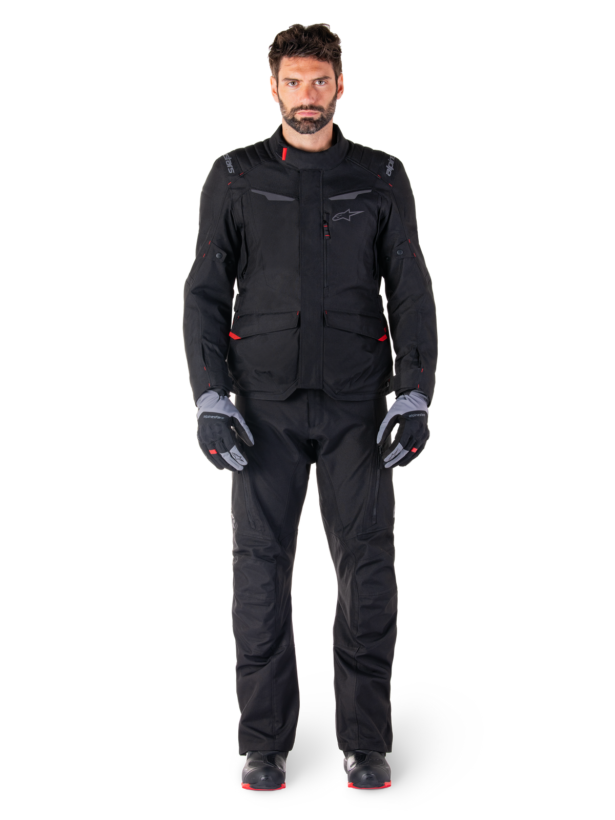Alpinestars ST-1 Waterproof Motorjas Zwart, productfoto 5