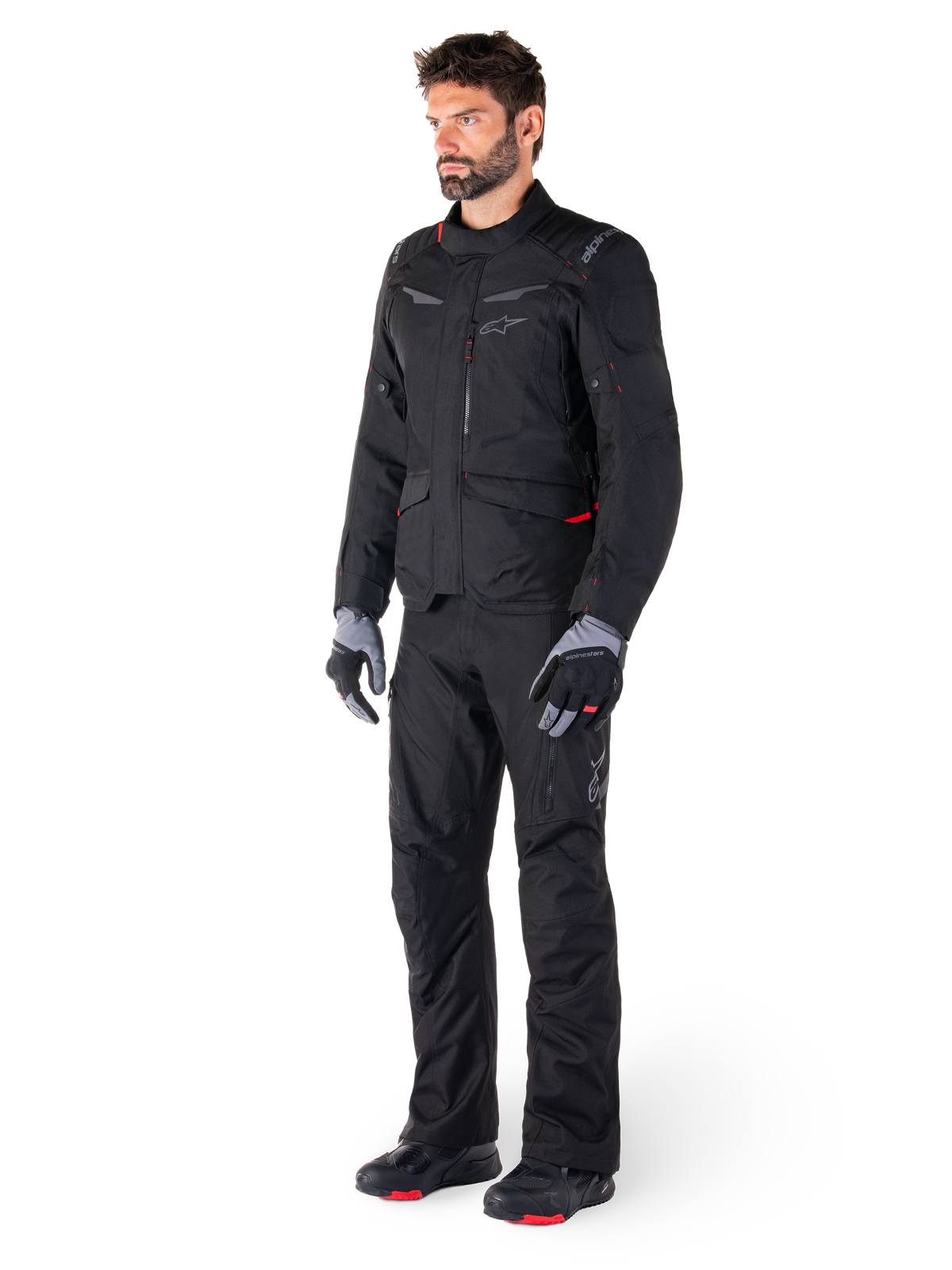 Alpinestars ST-1 Waterproof Motorjas Zwart, productfoto 6