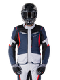 Alpinestars ST-1 Waterproof Motorjas Blauw, zwart en rood, productfoto 1