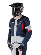 Alpinestars ST-1 Waterproof Motorjas Blauw, zwart en rood, productfoto 3