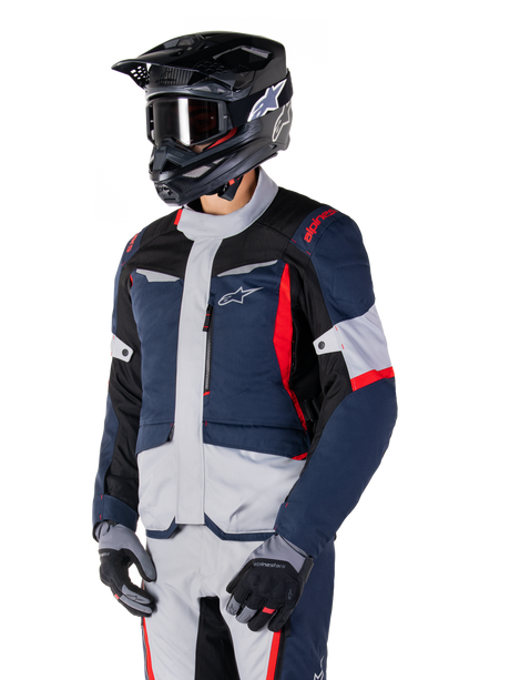 Alpinestars ST-1 Waterproof Motorjas Blauw, zwart en rood, productfoto 3