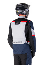 Alpinestars ST-1 Waterproof Motorjas Blauw, zwart en rood, productfoto 2