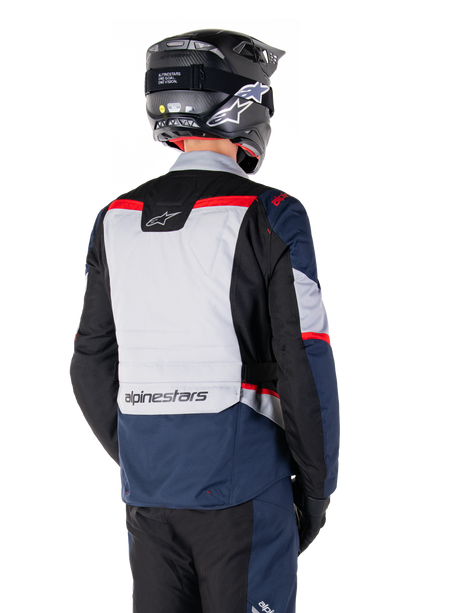 Alpinestars ST-1 Waterproof Motorjas Blauw, zwart en rood, productfoto 2