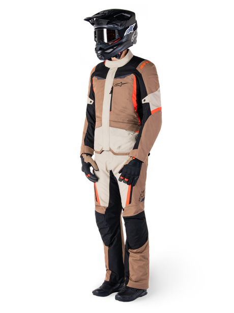 Alpinestars ST-1 Waterproof Motorjas Beige en rood, productfoto 5