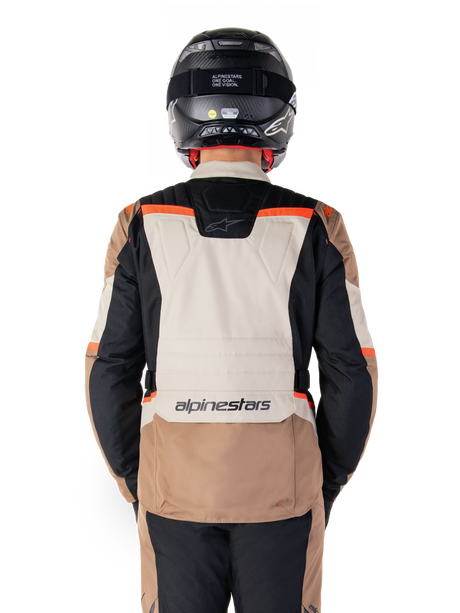 Alpinestars ST-1 Waterproof Motorjas Beige en rood, productfoto 4