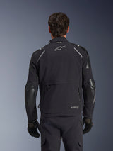 Alpinestars Andes Pro Drystar XF Motorjas Zwart, achteraanzicht