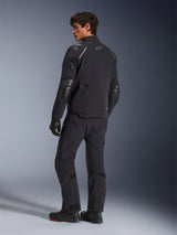Alpinestars Andes Pro Drystar XF Motorjas Zwart, schuin achteraanzicht