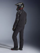 Alpinestars Andes Pro Drystar XF Motorjas Zwart, schuin achteraanzicht 2