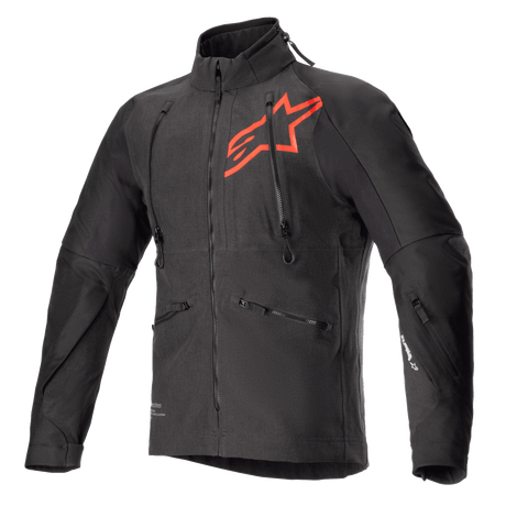 Alpinestars Hyde XT DS XF Motorjas Zwart en rood, vooraanzicht