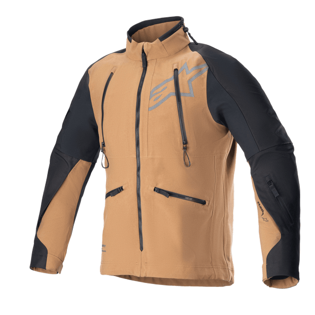 Alpinestars Hyde XT DS XF Motorjas Beige, vooraanzicht