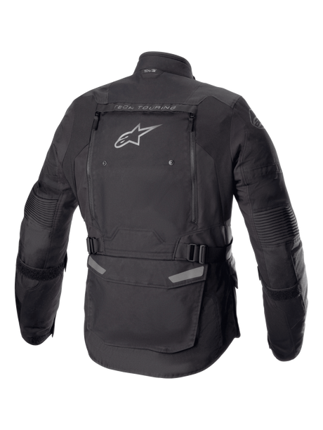 Alpinestars Bogota Pro Drystar Motorjas Zwart, achteraanzicht