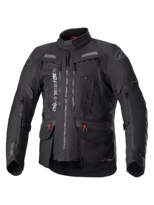 Alpinestars Bogota Pro Drystar Motorjas Zwart, vooraanzicht