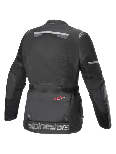 Alpinestars Andes Drystar Air Motorjas Zwart, achteraanzicht