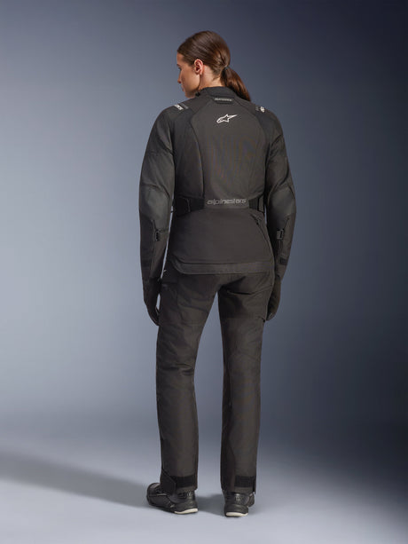 Alpinestars Andes v4 Drystar Motorjas Dames Zwart, achteraanzicht 2