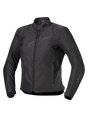 Alpinestars T-SPS v2 Waterproof Motorjas Dames Zwart, vooraanzicht