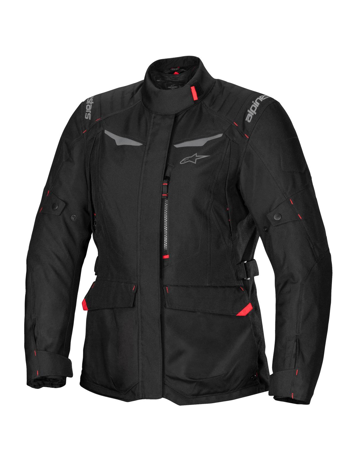 Alpinestars ST-1 Waterproof Motorjas Dames Zwart, vooraanzicht