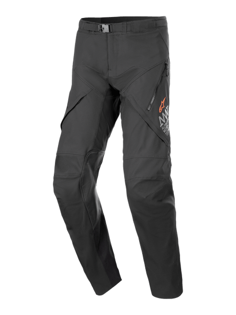 Alpinestars AMT-8 Stretch Drystar XF Motorbroek Zwart, vooraanzicht