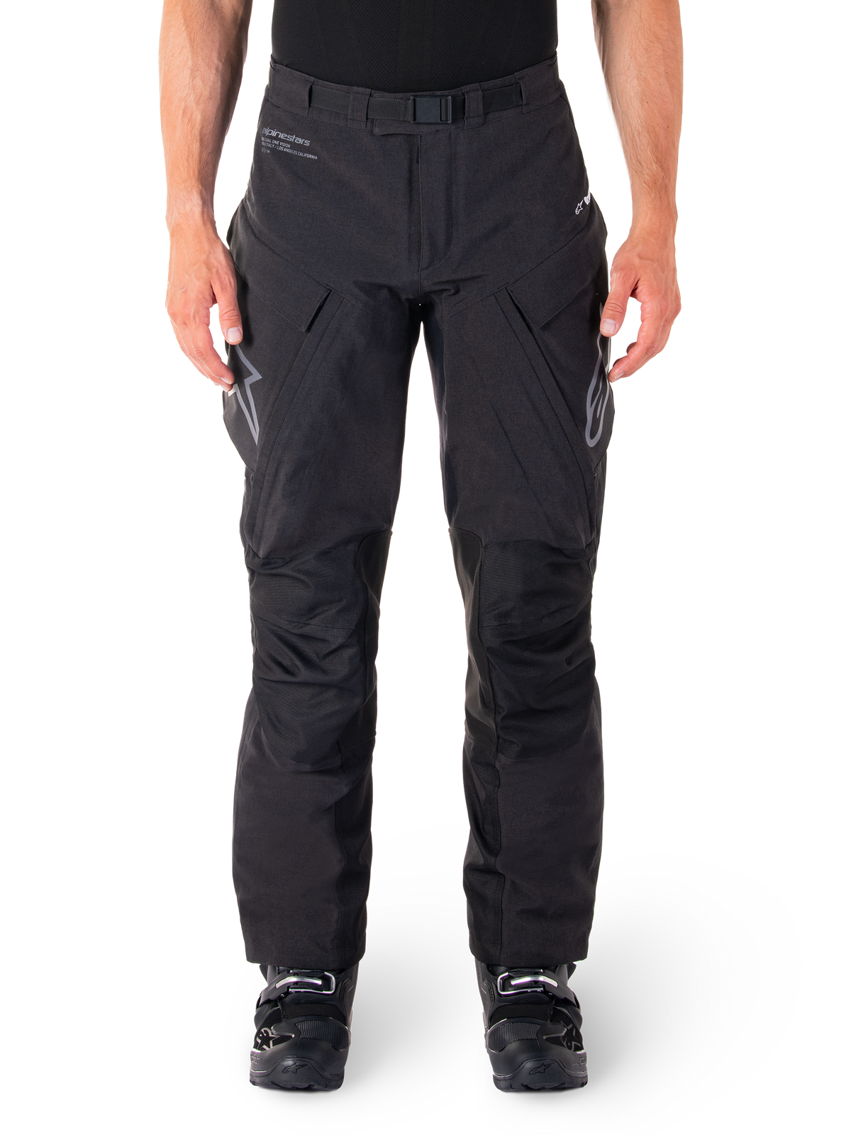Alpinestars Hyde XT Drystar XF Motorbroek Zwart en rood, productfoto 1