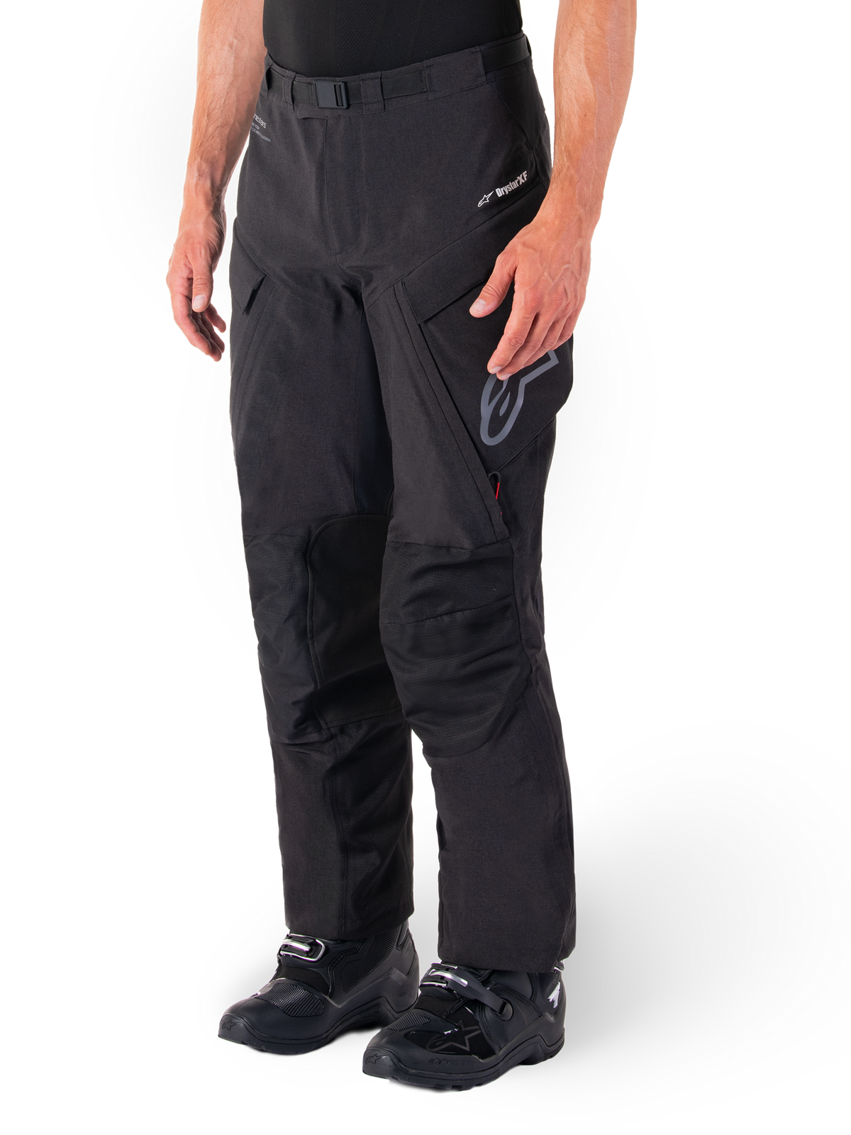 Alpinestars Hyde XT Drystar XF Motorbroek Zwart en rood, productfoto 3