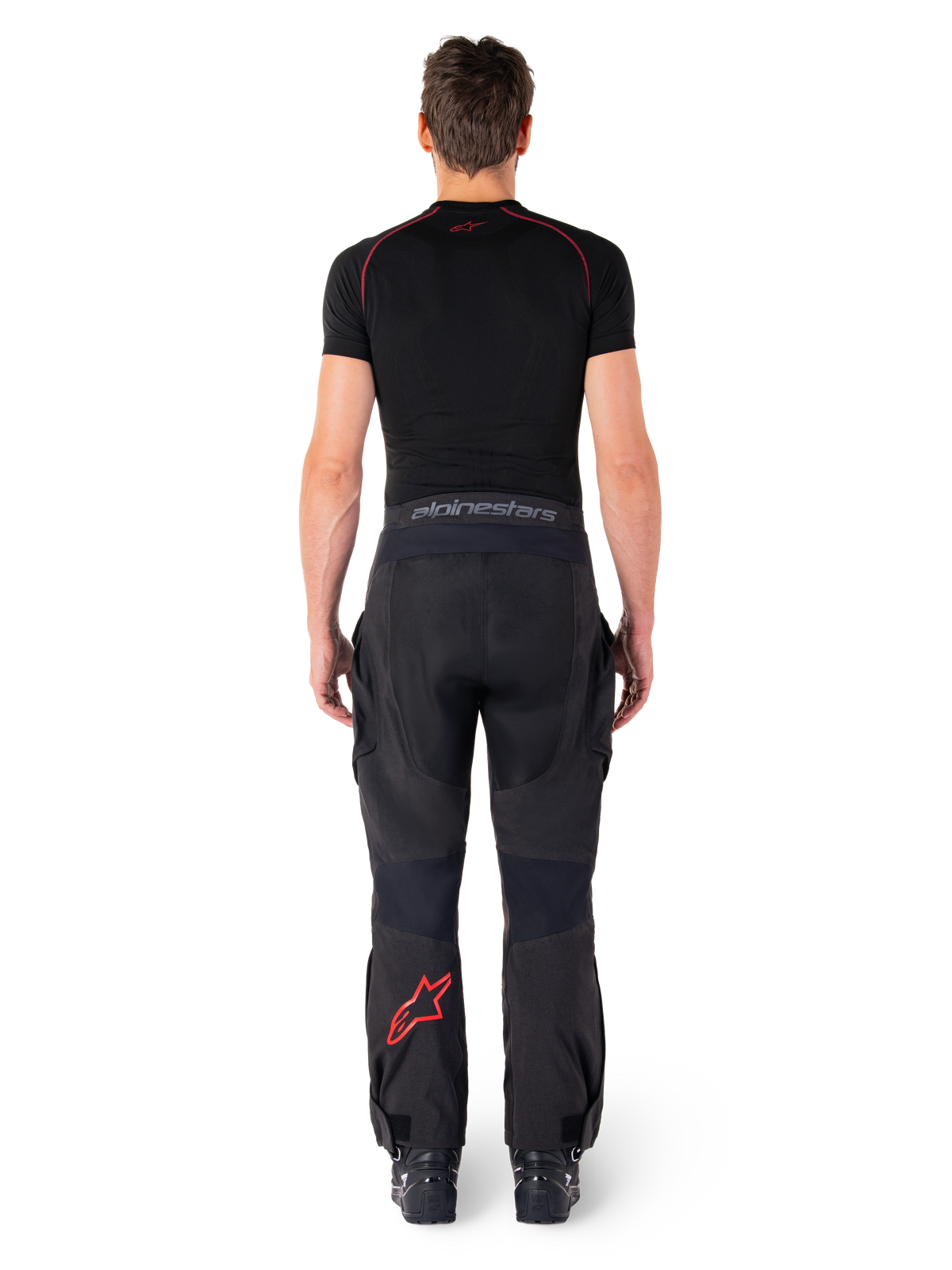 Alpinestars Hyde XT Drystar XF Motorbroek Zwart en rood, productfoto 6