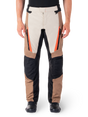 Alpinestars ST-1 Waterproof Motorbroek Beige en rood, productfoto 1