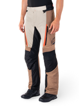 Alpinestars ST-1 Waterproof Motorbroek Beige en rood, productfoto 3