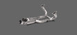 Akrapovic Optional Header (Titanium) R1250GS/ADV/RT/R/RS 19-
