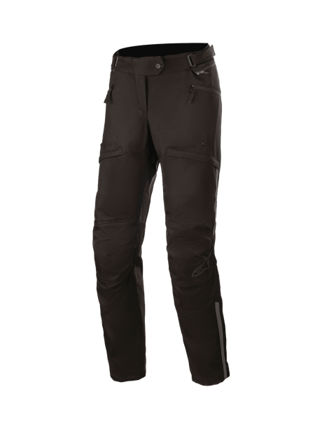 Alpinestars AST-1 v2 Waterproof Motorbroek Dames Zwart, vooraanzicht