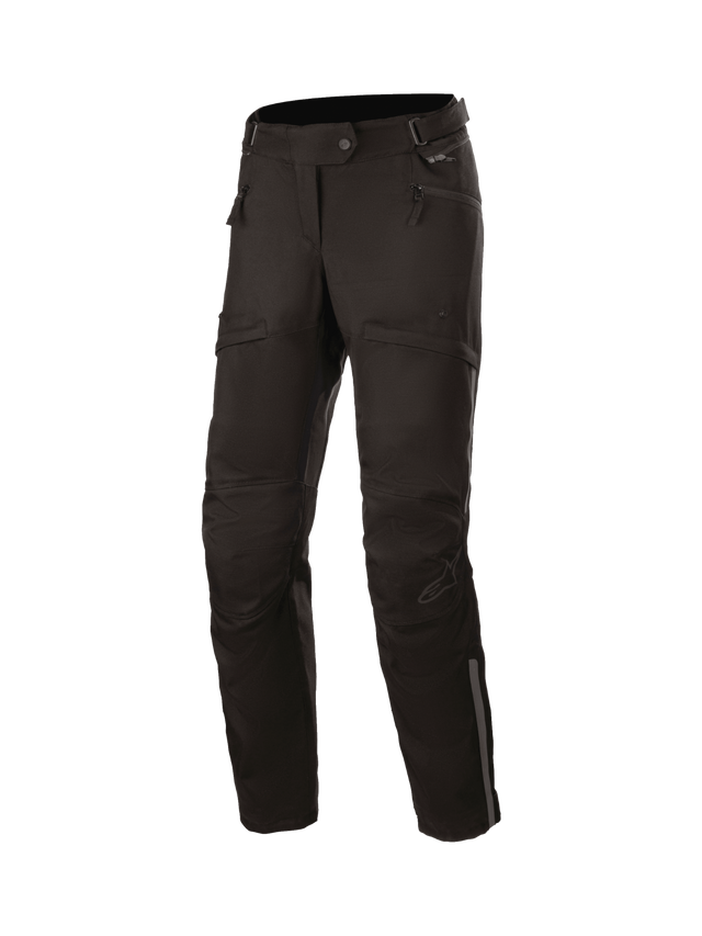 Alpinestars AST-1 v2 Waterproof Motorbroek Dames Zwart, vooraanzicht