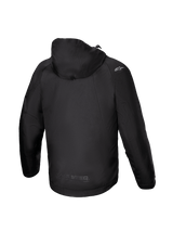 Alpinestars Morush Waterproof Motorjas Zwart, achteraanzicht