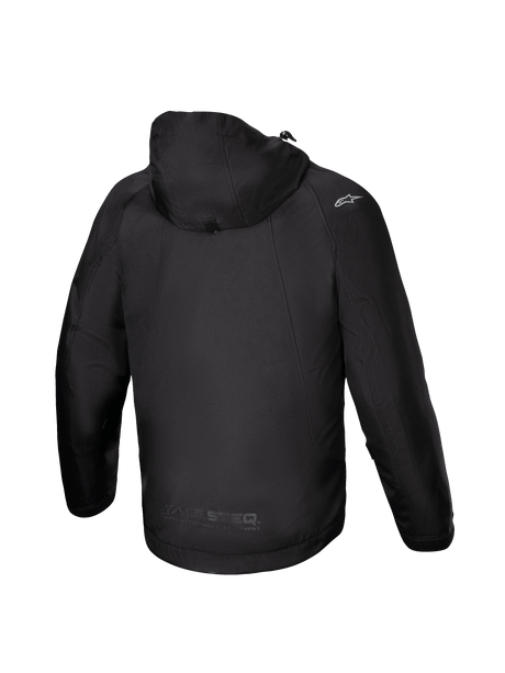 Alpinestars Morush Waterproof Motorjas Zwart, achteraanzicht