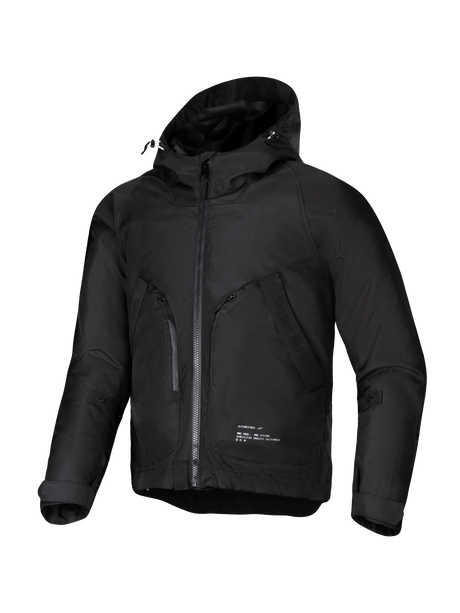 Alpinestars Morush Waterproof Motorjas Zwart, vooraanzicht