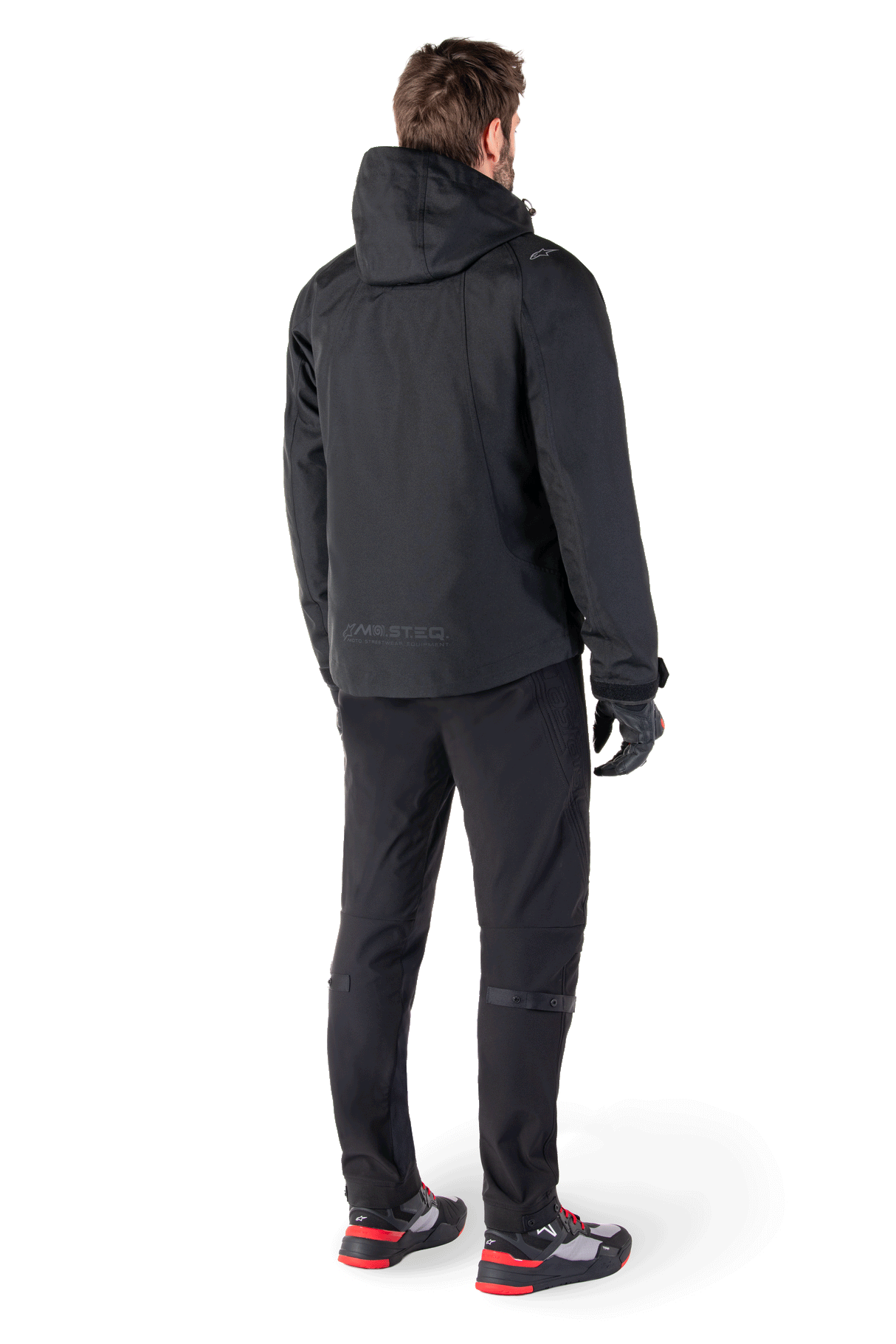 Alpinestars Morush Waterproof Motorjas Zwart, productfoto 8