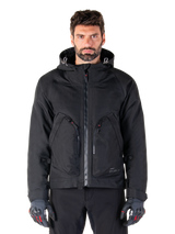 Alpinestars Morush Waterproof Motorjas Zwart, productfoto 1