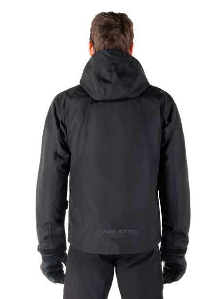 Alpinestars Morush Waterproof Motorjas Zwart, productfoto 4