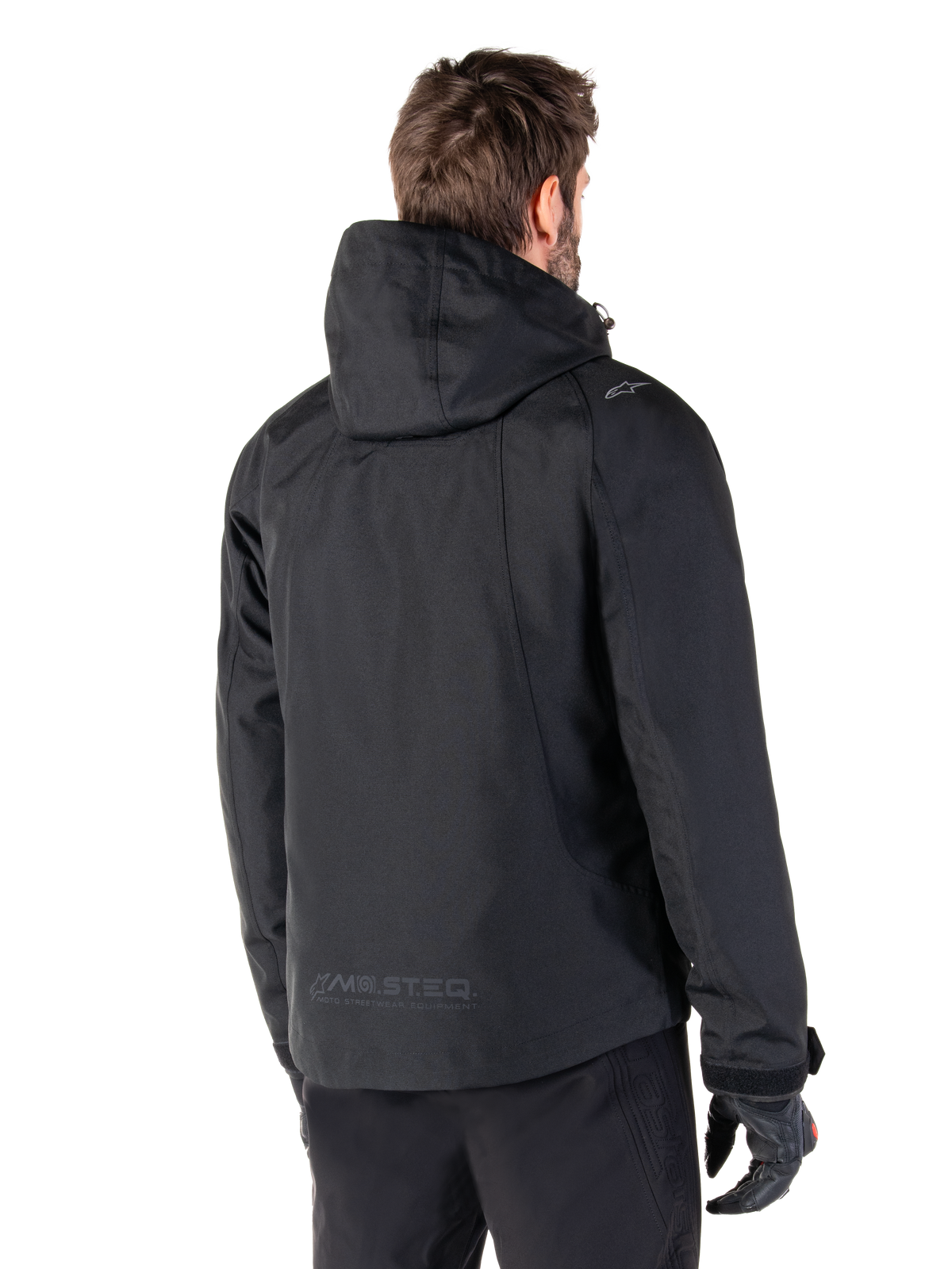 Alpinestars Morush Waterproof Motorjas Zwart, productfoto 5