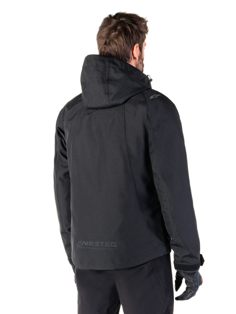 Alpinestars Morush Waterproof Motorjas Zwart, productfoto 5